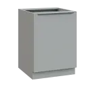 SIS - 6D spodní skříňka, 1-dveřová, pravá, 870x600x600, šedá